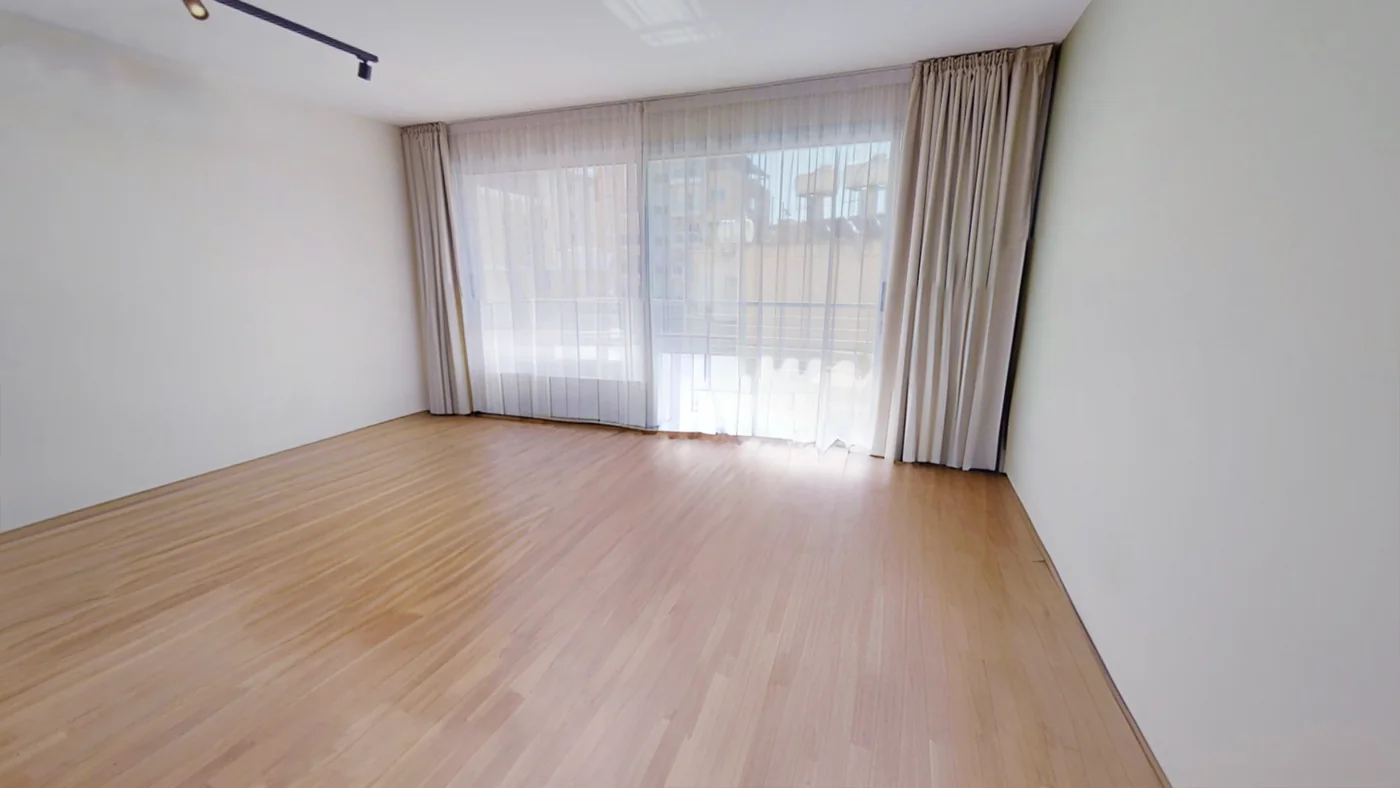 Larnaca one-bedroom apartment before furnishing